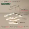 Plafonnier LED Suspendu Moderne – Luminaire Décoratif pour Salon et Chambre