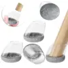 Couvre-pieds de chaise en Silicone, 16 pièces, pieds de chaise inclinés ronds antidérapants pour 15 ° -25 °   avec coussinets en feutre pour plancher en bois dur, sans bruit, sans rayures