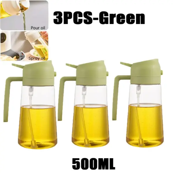 Bouteille Pulvérisateur d’Huile d’Olive 200/300/500 ml – Spray pour Cuisine et Barbecue