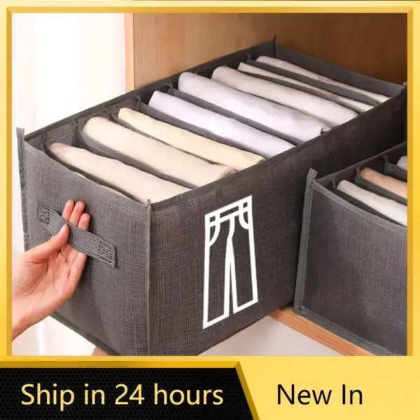 Boîte de rangement pour pantalons et jeans, tiroirs, organisateur pour sous-vêtements, soutien-gorge, chaussettes, garde-robe, organisateur de vêtements, armoire, organisateurs de T-Shirt, rangement