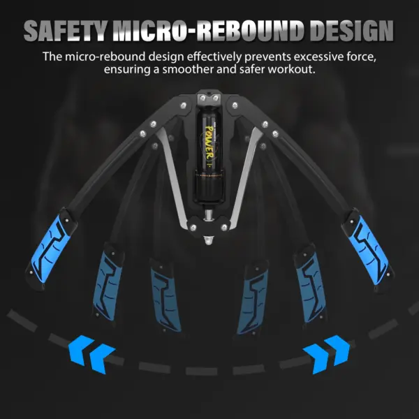 Power Twister, résistance hydraulique réglable 10-200 kg, exercice de poitrine pour hommes, extenseur de poitrine de fitness, équipement d'exercice des bras