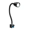 5W Led Machine-outil lumière Machine lampe de travail lumière LED Flexible Base magnétique tour lumière lampe industrielle avec Long tuyau