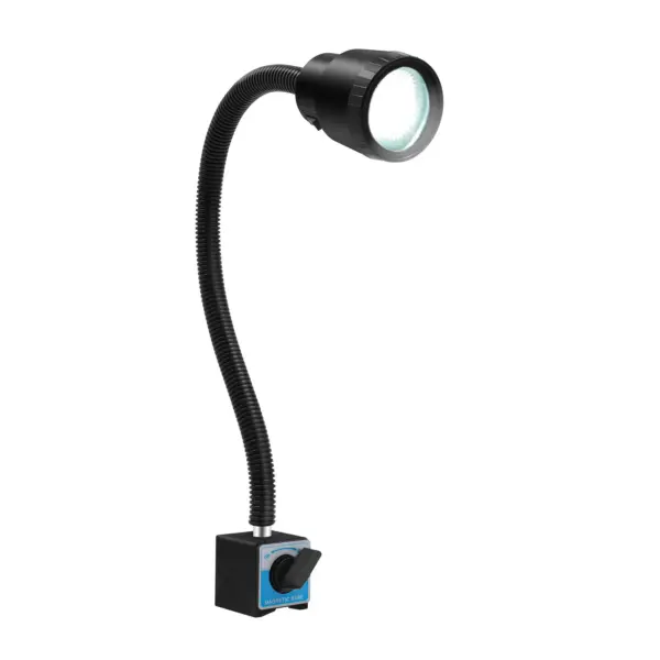 5W Led Machine-outil lumière Machine lampe de travail lumière LED Flexible Base magnétique tour lumière lampe industrielle avec Long tuyau