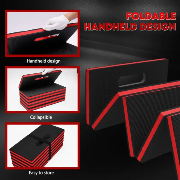 Tapis à genoux pliable en mousse EVA, pour Garage, mécanicien, travail, tapis épais imperméable, outil de protection pour le jardinage et la réparation automobile