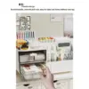 Boîte de rangement de bureau, 1 pièce, organisateur de cosmétiques avec tiroirs, porte-stylo, support de rangement de papeterie pour bureaux de bureau, tri de papeterie