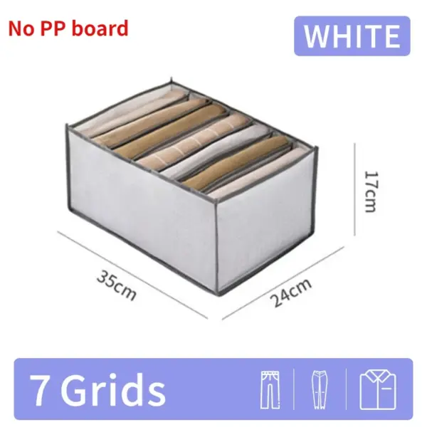 Boîte de rangement pour pantalons et jeans, tiroirs, organisateur pour sous-vêtements, soutien-gorge, chaussettes, garde-robe, organisateur de vêtements, armoire, organisateurs de T-Shirt, rangement