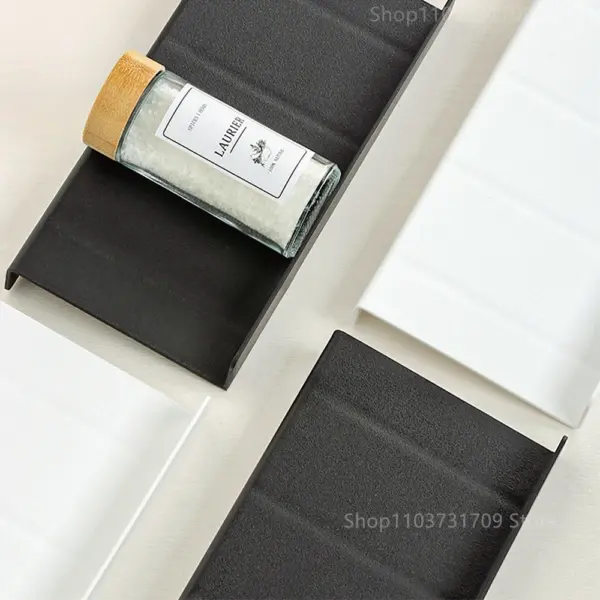 Organisateur de tiroir à épices 4 niveaux – Support réglable pour pots et bouteilles d’assaisonnement