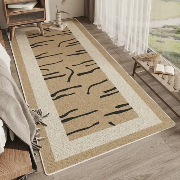 VIKAMA – tapis latéral Simple pour chambre à coucher, tapis latéral de salon, coussin de suspension de balcon, décoration de maison antidérapante