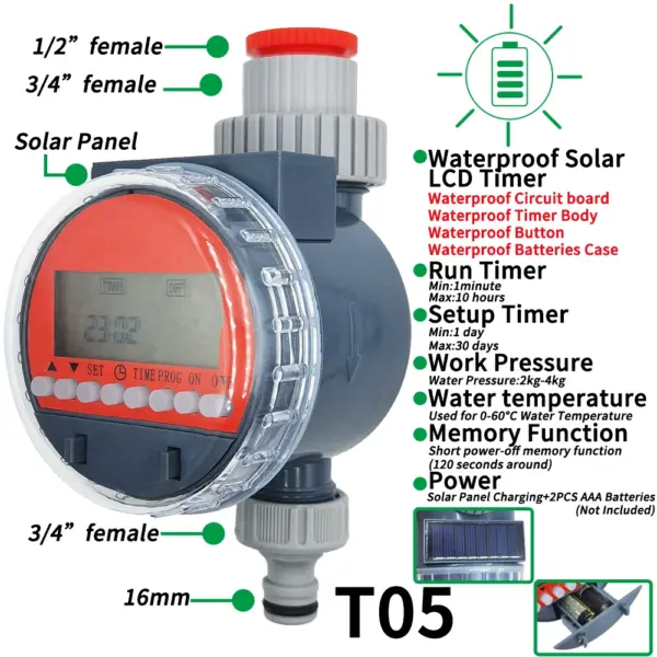 Kit de système d'arrosage automatique pour Micro Irrigation goutte-à-goutte de jardin, 5-50M, contrôleur de minuterie, bricolage, refroidissement par pulvérisation de brume pour plantes en pot