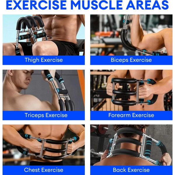 Appareil de Musculation des Bras Ajustable – Shaker Twister pour Entraînement du Haut du Corps à Domicile