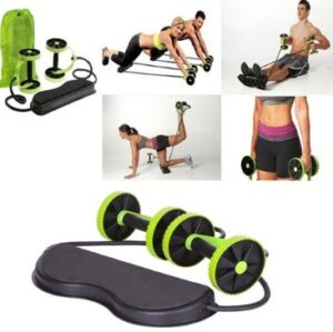 Revoflex Xtreme – Appareil Abdominal à Double Roue pour Entraînement Complet du Corps