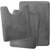 Ensemble de Tapis de Salle de Bain Antidérapants en Polaire Corail – Lot 3 Pièces Doux & Lavable